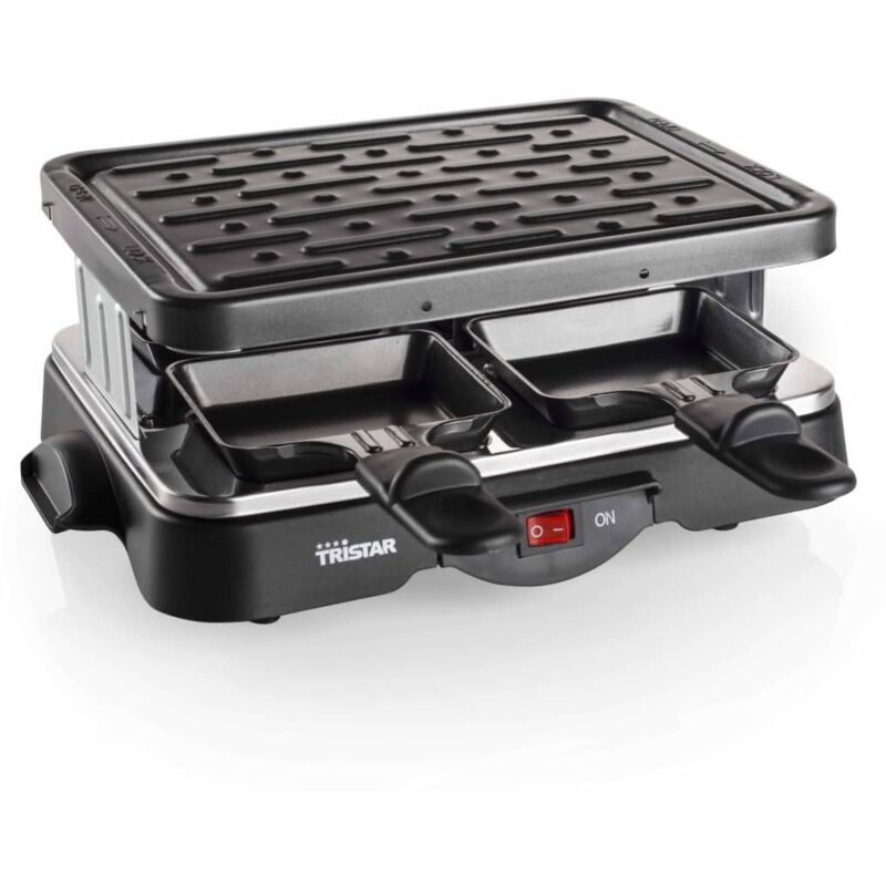 

Tristar Plancha raclette 4 personas negra 5000 W 22x17,5cm - Negro