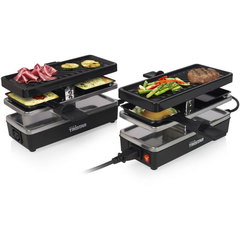 

Tristar Plancha raclette 4 personas RA-2742 negra 800W 23,8x10,4 cm