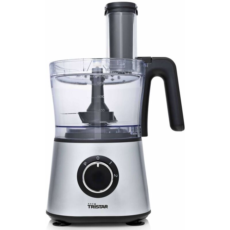 

Robot de cocina plateado 1,5 L 600 W - Plateado - Tristar