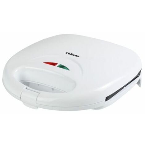Tristar SA-3050 Tostiera 750W Spegnimento Automatico Coperchio con Blocco di Sicurezza Bianco