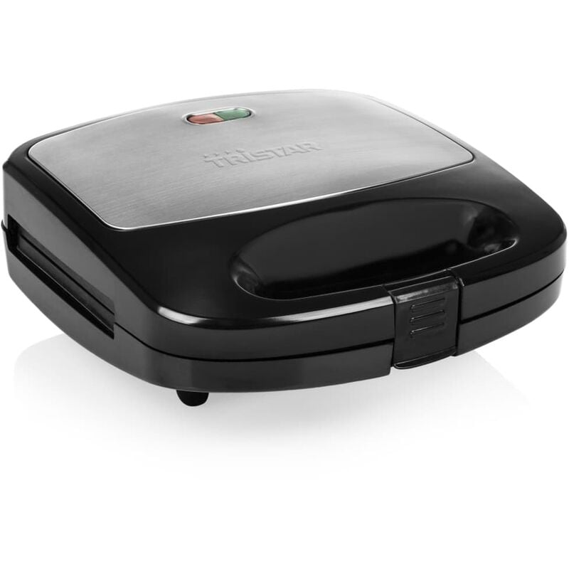 

Sandwichera 3 en 1 SA-3070 negra y plateada 800 W - Plateado - Tristar