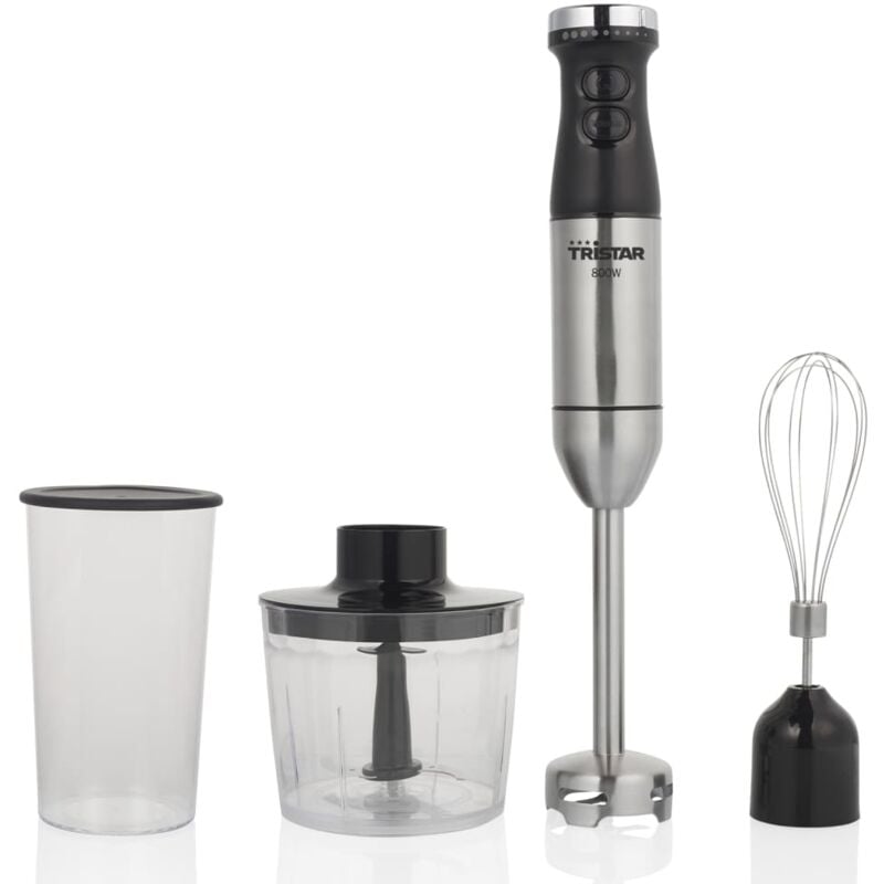 

Set de batidora de mano MX-4839 800 W plateada - Plateado - Tristar