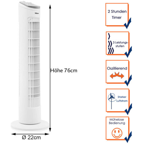 Tristar VE-5864 Standventilator 40 W 3 Geschwindigkeiten