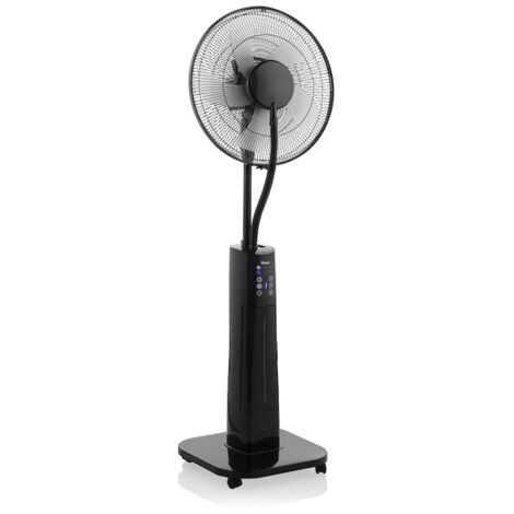 Tristar VE-5884 Ventilador de Pie Nebulizador con Mando 50W Negro