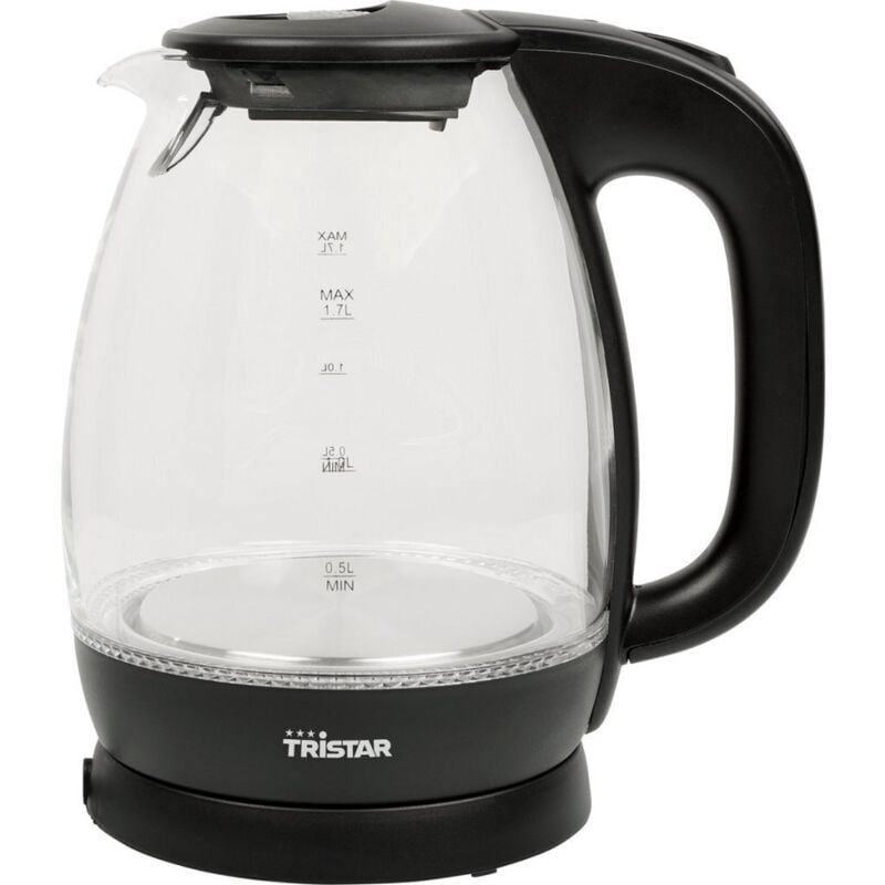 Tristar - WK-3405 Bouilloire verre, noir Contenance: 1.7 l