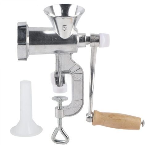 Tritacarne manuale in lega di alluminio, macchina per salsicce, macina spezie e pepe, utensile da cucina