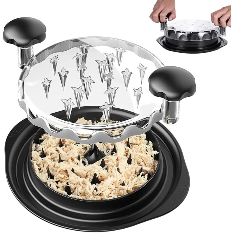Image of Tritacarne per pollo, tritacarne per pollo con manico e base antiscivolo, tritacarne manuale, tritacarne manuale per pollo, maiale, manzo