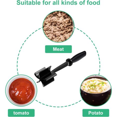 Tritacarne, utensile per tritare carne macinata, tritacarne multifunzionale resistente al calore e tritacarne per hamburger, carne macinata di manzo, tacchino