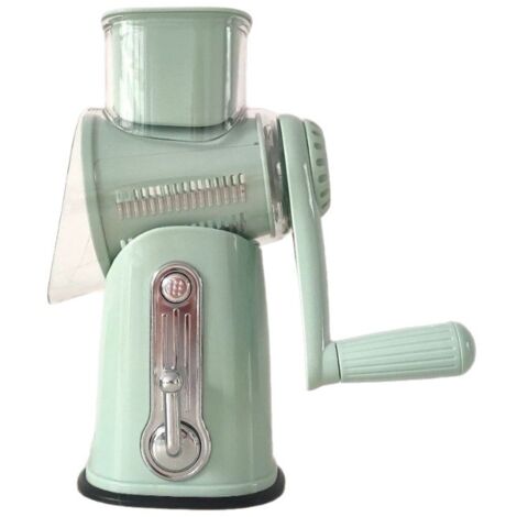 Tritatutto da cucina con contenitore per le lame (verde chiaro)