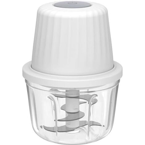 Tritatutto elettrico per aglio da 450 ml, mini tritatutto portatile per verdure, macinino per aglio, trita cipolle, frullatore per verdure, robot da cucina senza fili per zenzero, peperoncini, frutta,
