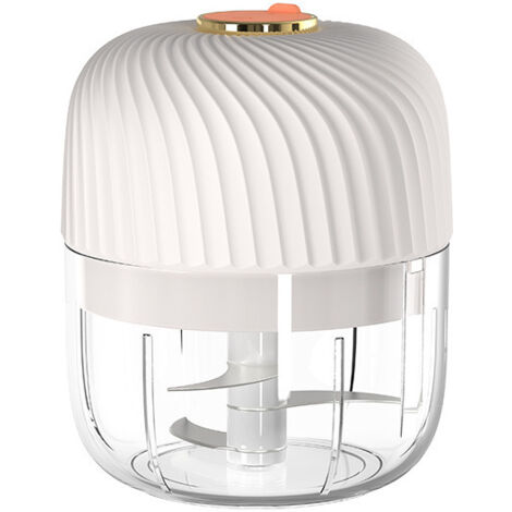 Tritatutto elettrico per aglio, mini tritatutto portatile per verdure, tritatutto per cipolle per 250 ml, tritatutto per aglio, frullatore per verdure, robot da cucina senza fili per zenzero, pepe, fr
