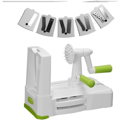 Tritatutto multifunzionale per verdure/macchina per pasta di qualità per verdure per diete a basso contenuto di carboidrati/prime/senza glutine, porta lama incluso