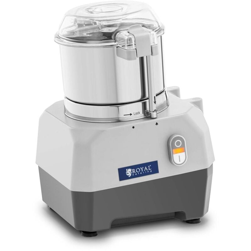 Image of Royal Catering - Tritatutto Tritatutto elettrico Cutter alimenti 1500 giri/min 3 l Acciaio inox