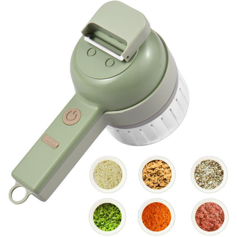 Tritaverdure 4 in 1 Set tritatutto elettrico