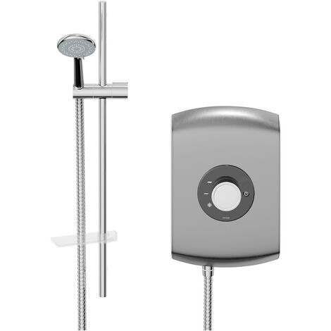 Triton Amore Brushed Steel 9.5kw Electric Shower