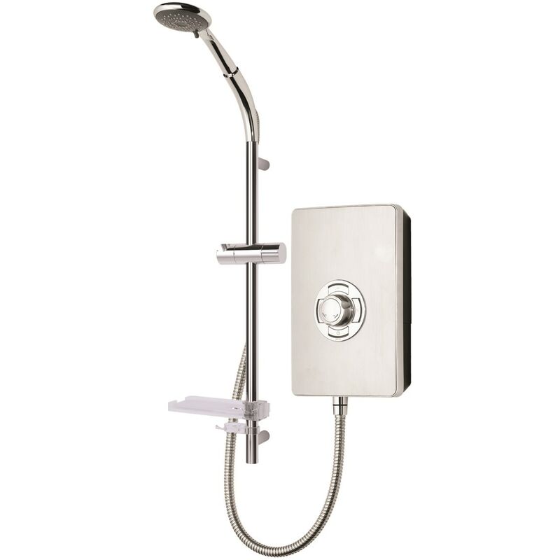 Triton Aspirante Enhanced 9.5Kw Gloss White Electric Shower Rainshower ...