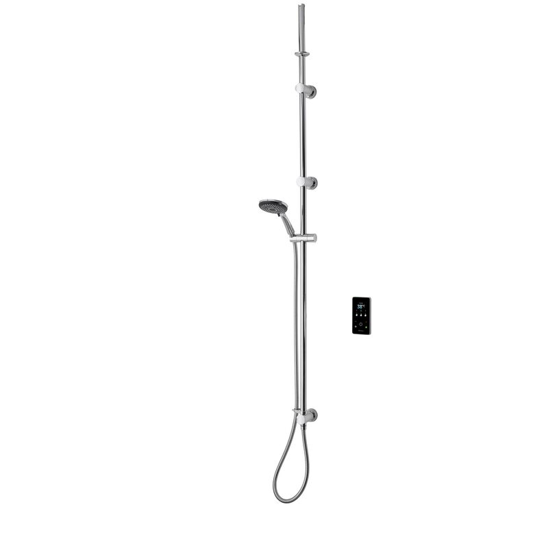 Triton - ENVi 10.5kw Thermo Silver Electric Shower Single Outlet Ceiling Fed Kit