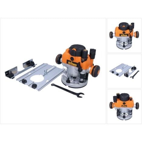 Triton MOF001 Fraiseuse supérieure 1400 W Course 59 mm + butée
