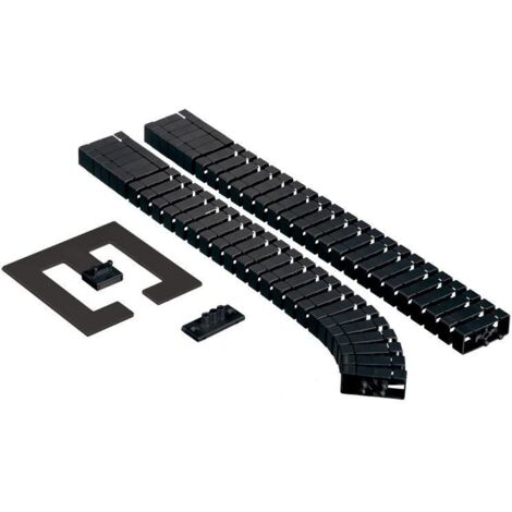 Triton Organizzatore di cavi flessibile nero 75 cm