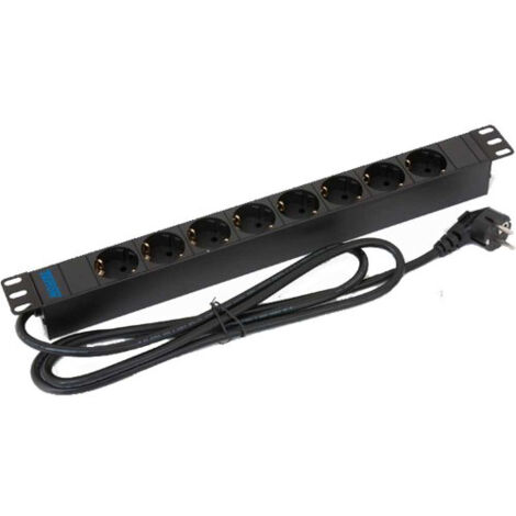 Triton RAB-PD-X02-A1 multiprise rack noire 8 sorties