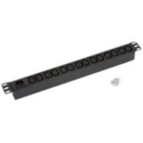 Triton RAB-PD-X10-A1 barretta di prese 14 C13 1U nera