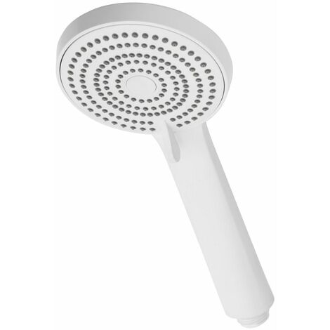 Triton Sara Universal Shower Head High Flow 3 Spray Bathroom High Pressure White - White