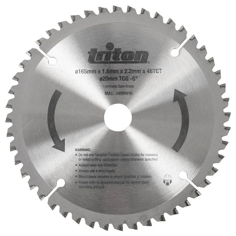 Triton Replacement TTS48TCG Tungsten Carbide Blade for TTS1400 Plunge Track Saw - 48T