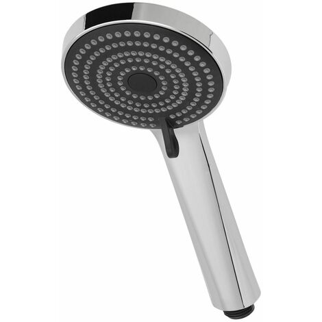 Triton Universal Shower Head 3 Spray High Flow Bathroom High Pressure Chrome