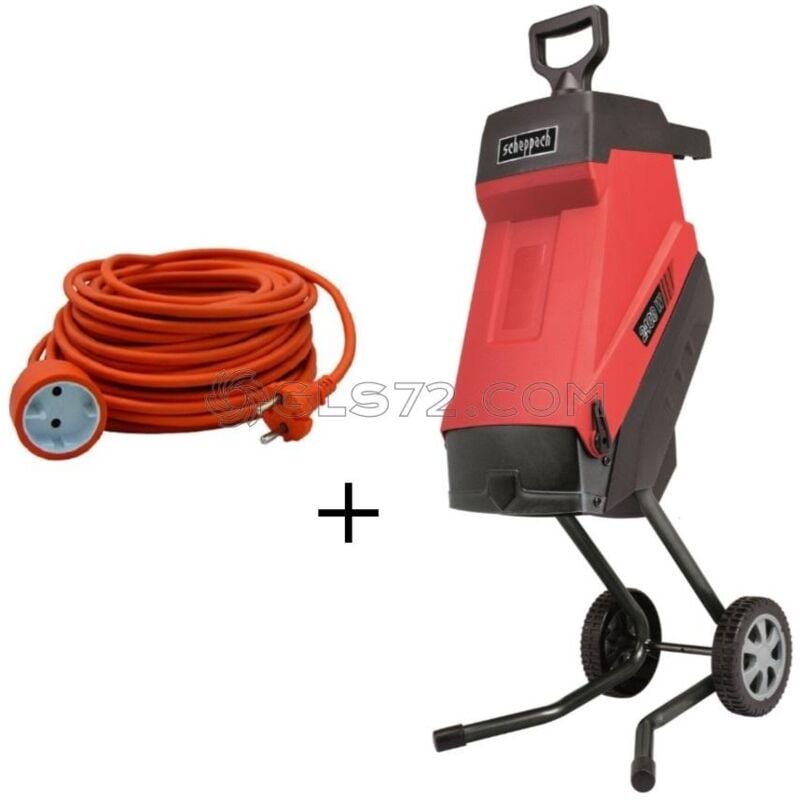 

TRITURADORA DE JARDIN ELECTRICA 45 MM 2400W GS55 + CABLE 20 MT - Scheppach