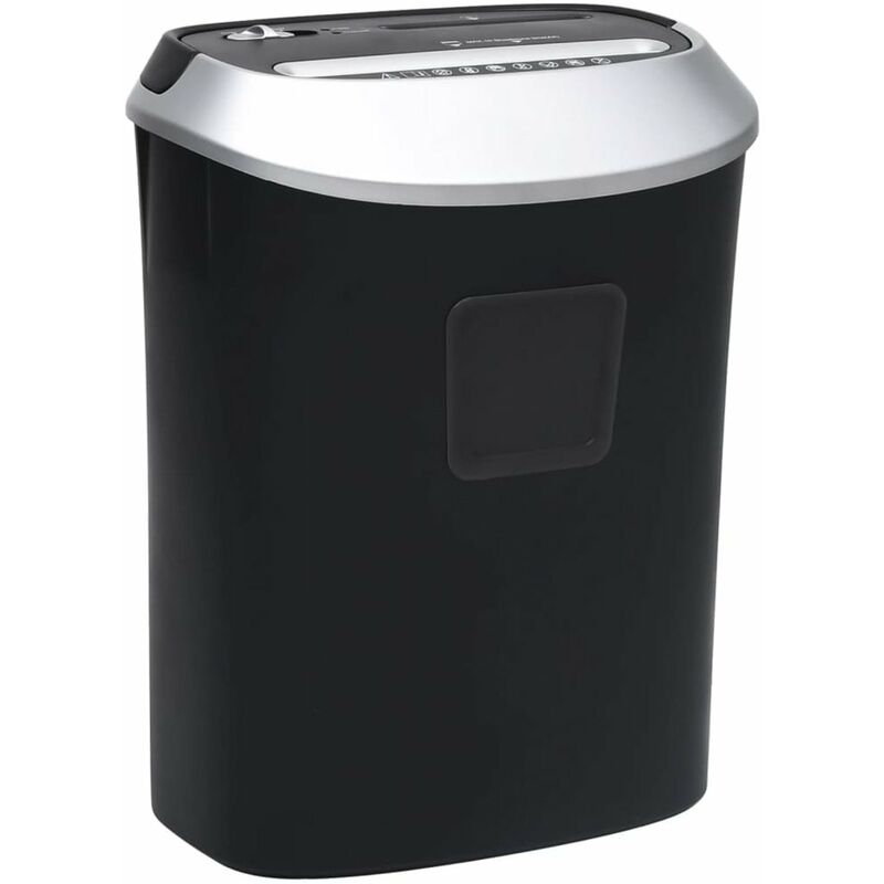 

Trituradora de papel corte cruzado 10 hojas negro