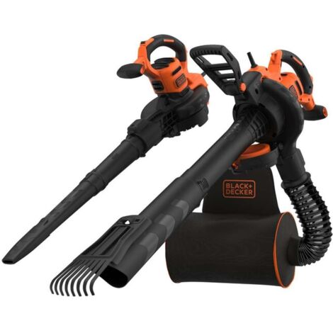BLACK & DECKER Trituradora Sopladora Aspiradora 3000 W - BLACK+DECKER - BEBLV301-QS