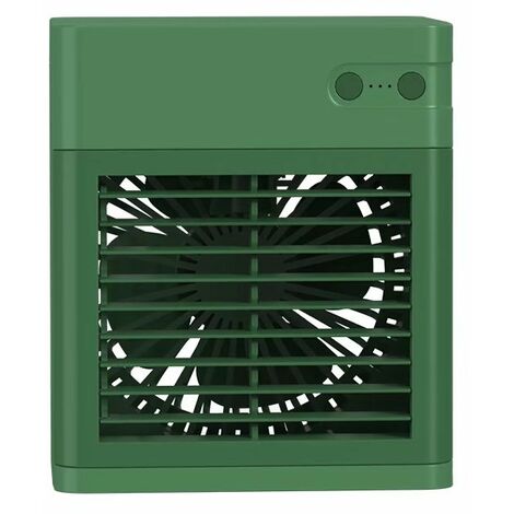 Triumph mini ventilador humidificador escritorio mini enfriador de aire oficina hogar USB enfriador de agua portátil verde