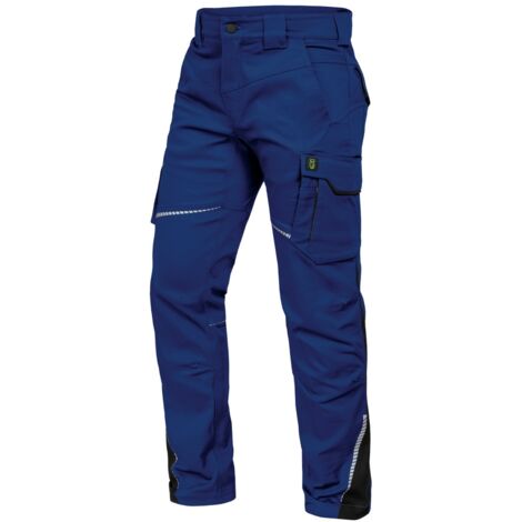 Triuso Leibwächter Bundhose ohne Knietaschen Flex-Line Herren FLXHO20 Gr. 52 kornblau/schwarz