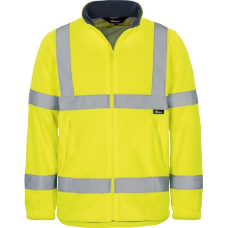 Triuso Vizwell Warnschutz-Polar-Fleecejacke VWFC13 Gr. 2XL leuchtgelb