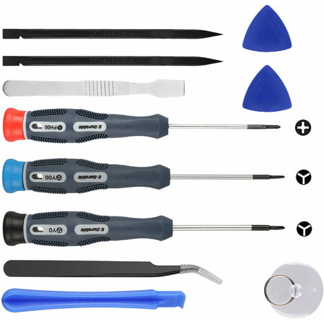 Triwing-Schraubendreher für Nintendo, 11-in-1 professioneller Triwing-Sicherheitsschraubendreher, Gamebit-Reparatur-Werkzeugset für Nintendo Switch JoyCon New 3DS / Wii / NES / SNES / DS Lite / GBA /