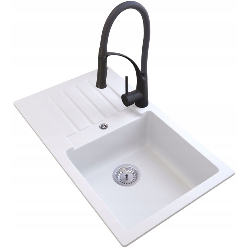 Granitan - trix granite évier mitigeur mural siphon d