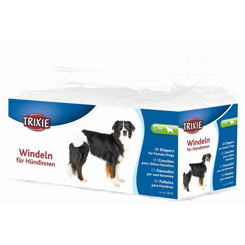

Trixie 12 Pañales Perros ultra absorbentes, S-M