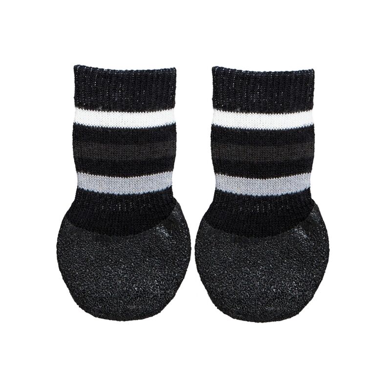 

Trixie 2 Calcetines Perro, Antideslizante, XS-S, Negro