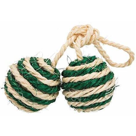 Trixie 2 palle su una corda, sisal