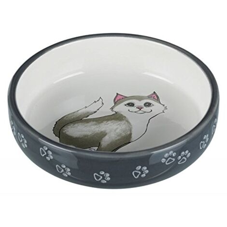 TRIXIE 24784 ÉCUELLE EN CÉRAMIQUE POUR KURZNASIGE CHIEN, CHAT, 16 X 16 X 5 CM