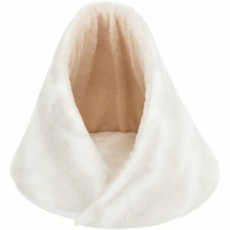 Abri Nelli - Ø52 x 40 cm - Blanc et taupe - Pour chat - Trixie