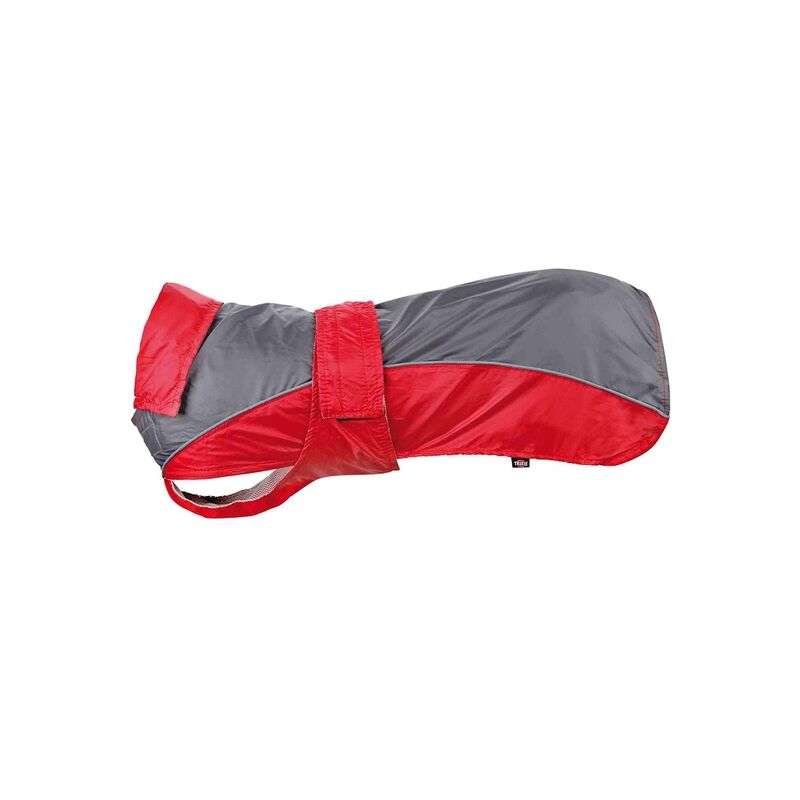 

Trixie Abrigo Impermeable Lorient, XL, 70 cm, Rojo-Gris