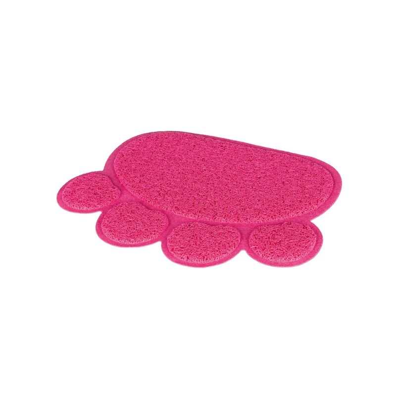

Trixie Alfombrilla bandeja gato, Huella,PVC, 40×30cm,Rosa