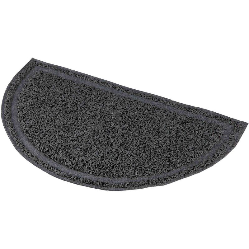 

Trixie Alfombrilla PVC, Semi-circular, 41×25cm, Antracita