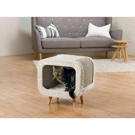 Trixie Alicia lit pour chat gris clair 48x48x38 cm