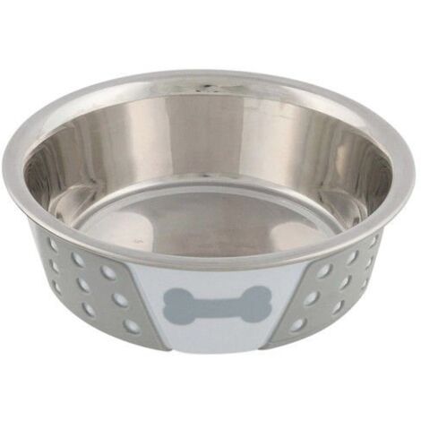 TRIXIE BOL EN ACIER INOXYDABLE AVEC SILICONE 25257