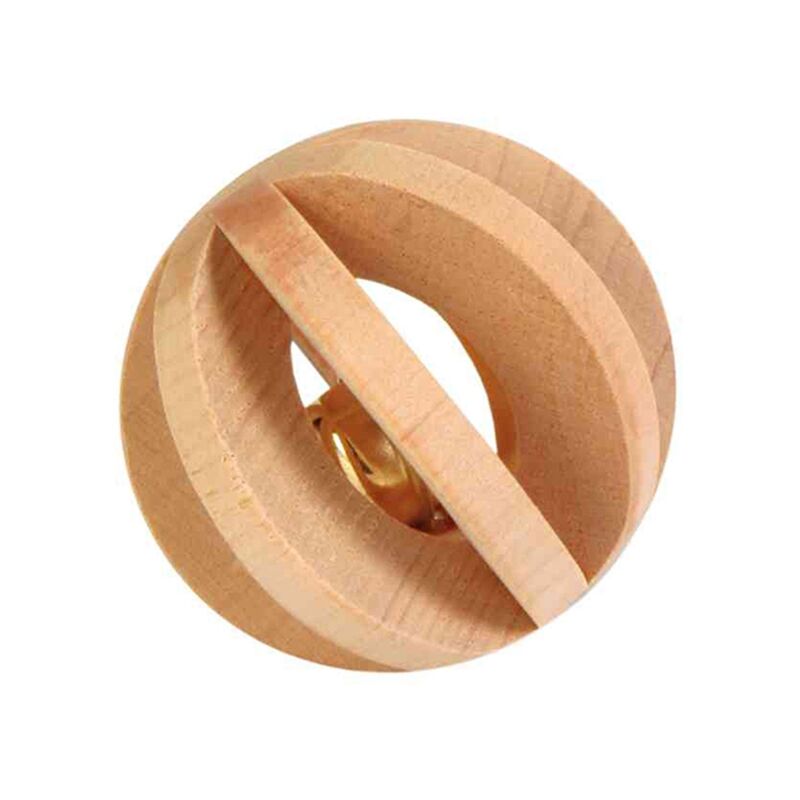 

Bola madera c/ cascabel, para roer, ø6 cm - Trixie