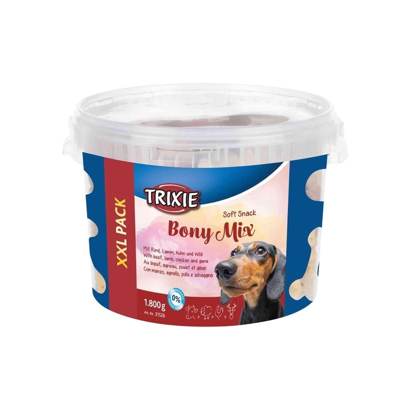 

Bote Snacks Bony Mix, XXL, 1.800 g - Trixie