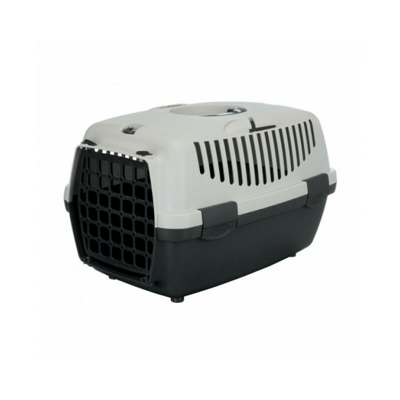 Trixie - Cage de transport Capri gris Friends on tour pour chiens et chats Taille 1 Longueur 48 cm Largeur 32 cm Hauteur 31 cm