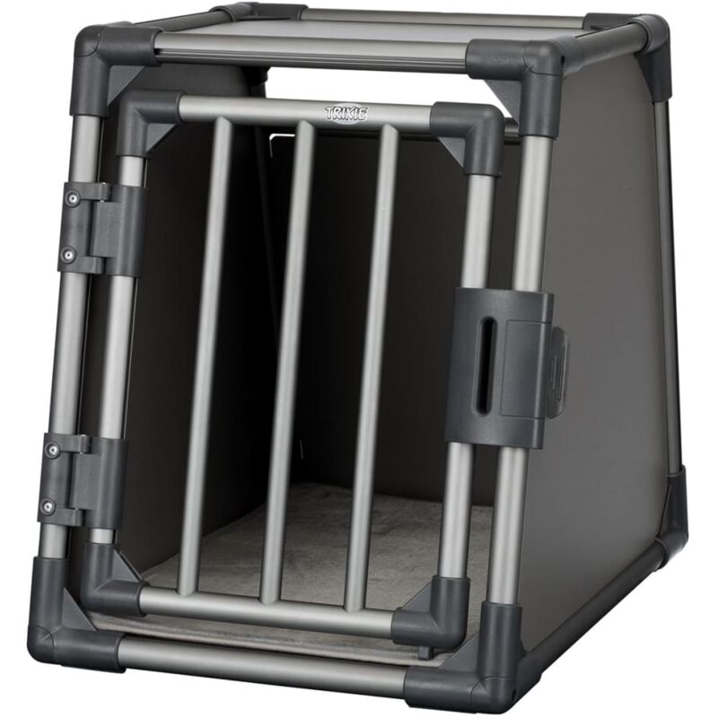 Cage de Transport Inclinée pour Chiens Graphite S Aluminium 39335 - Trixie